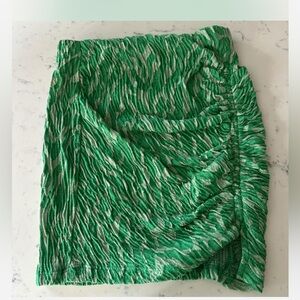 Zara Green Print Women's Skirt - NWT Sz Small